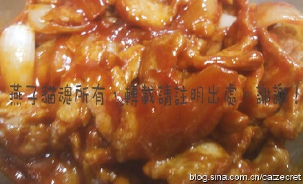 韓式辣醬炒豬肉